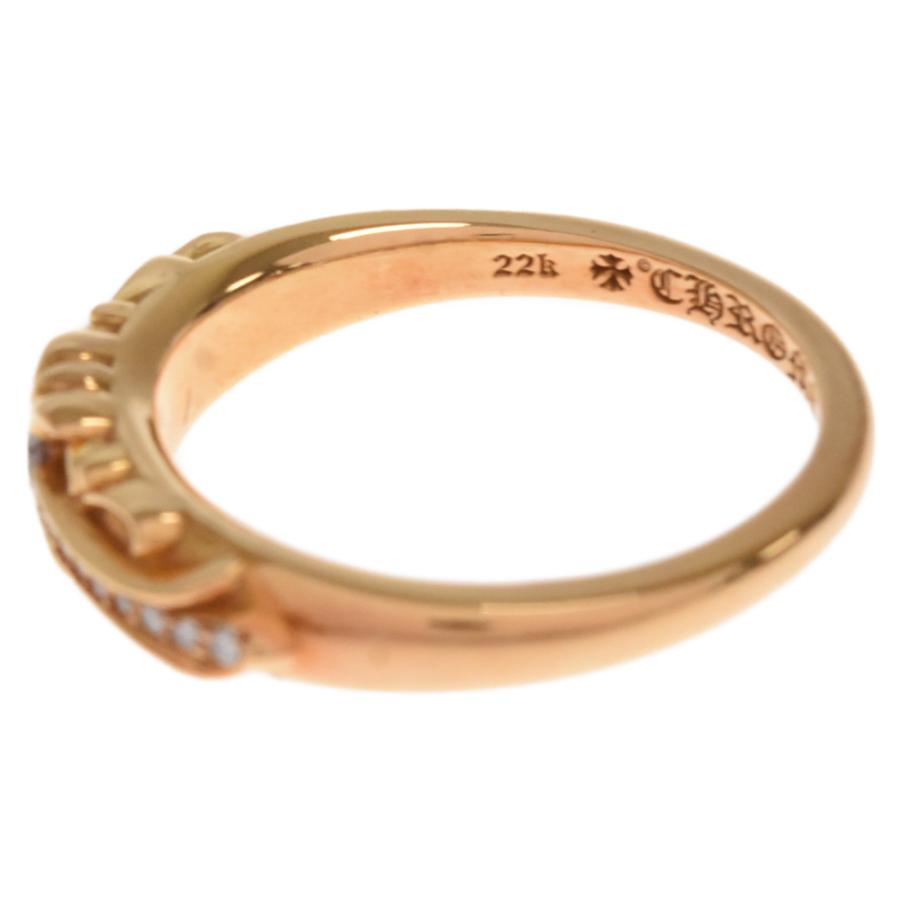 クロムハーツベビーフローラル23号 クロムハーツ22Kベビークラシックフローラルクロスリング|クロム