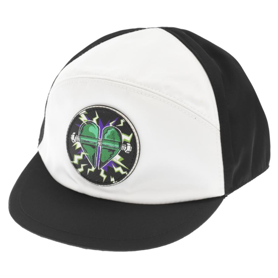 □ダメージあり PRADA フランケンシュタイン キャップ 帽子 ナイロン 