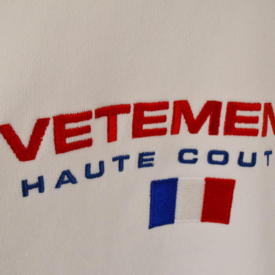 VETEMENTS ヴェトモン 22SS Haute Couture Logo Embroidered Hoodie ...