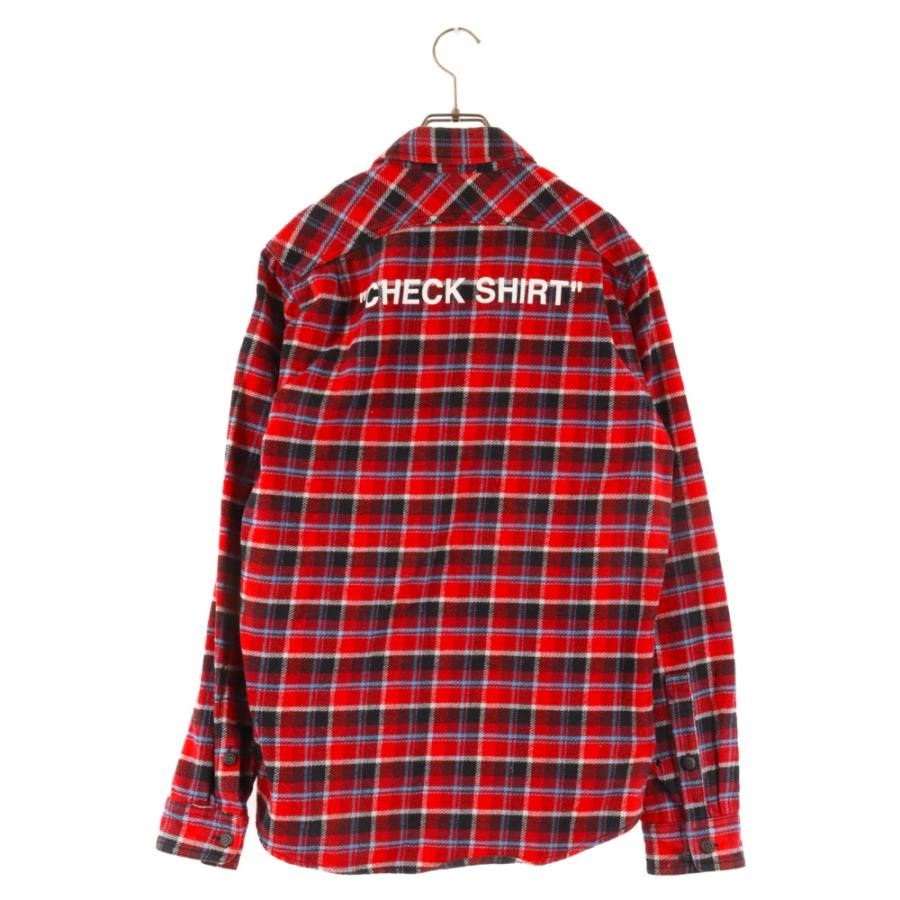 OFF-WHITE オフホワイト 18AW Checked flannel long sleeve shirt 