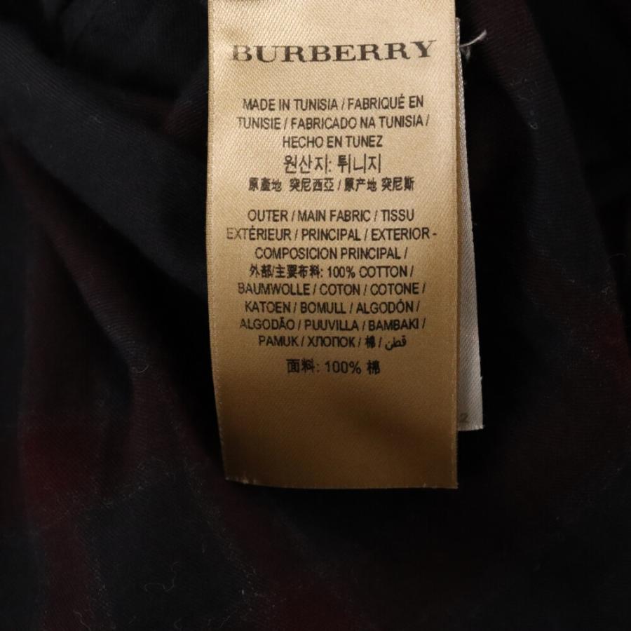 BURBERRY バーバリー シャドーチェック長袖シャツ ネイビー 4023838｜shopbring｜06