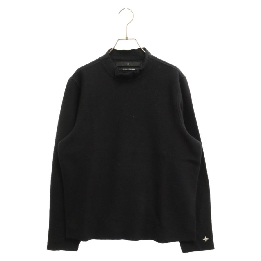 STONE ISLAND ストーンアイランド 袖1ポイント刺繍ハイネックウール 