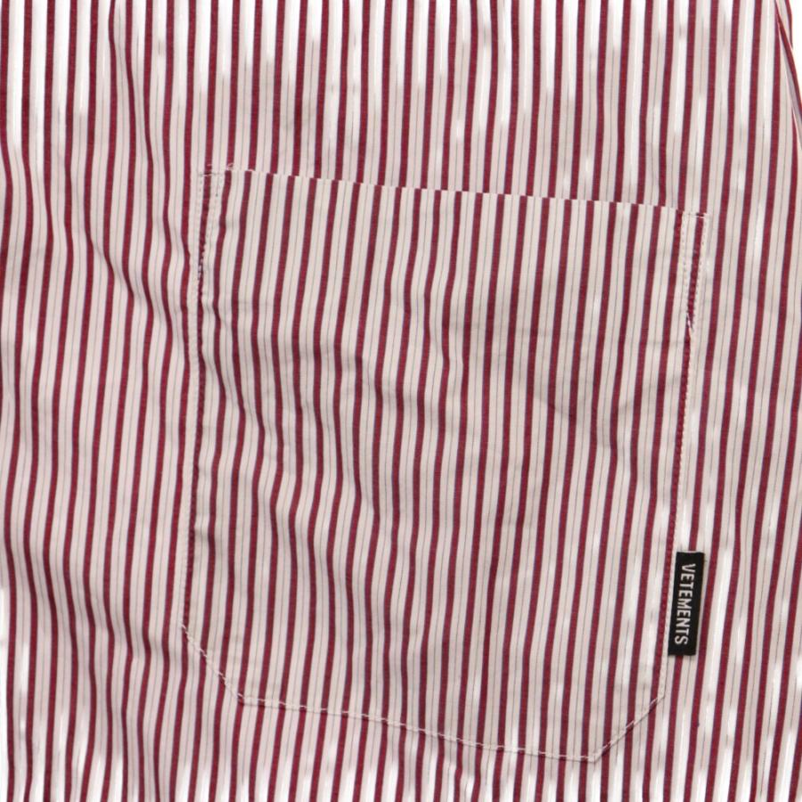 VETEMENTS ヴェトモン 18SS Oversized Stripe Shirt オーバー VETEMENTS ヴェトモン 18SS Oversized Stripe Shirt オーバー