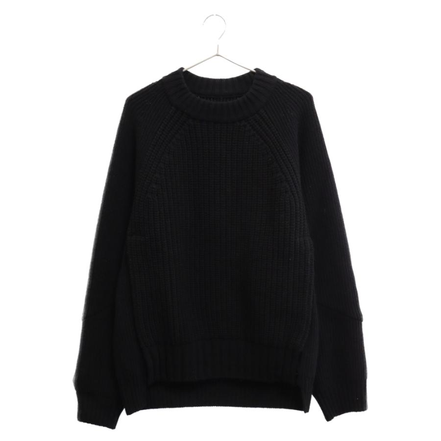 Sacai サカイ 21AW Wool Knit Pullover ウールニットプルオーバー 