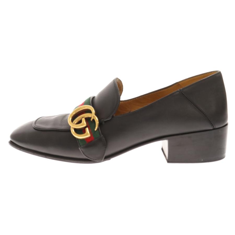 GUCCI グッチ シェリーライン GGマーモント レザーパンプス