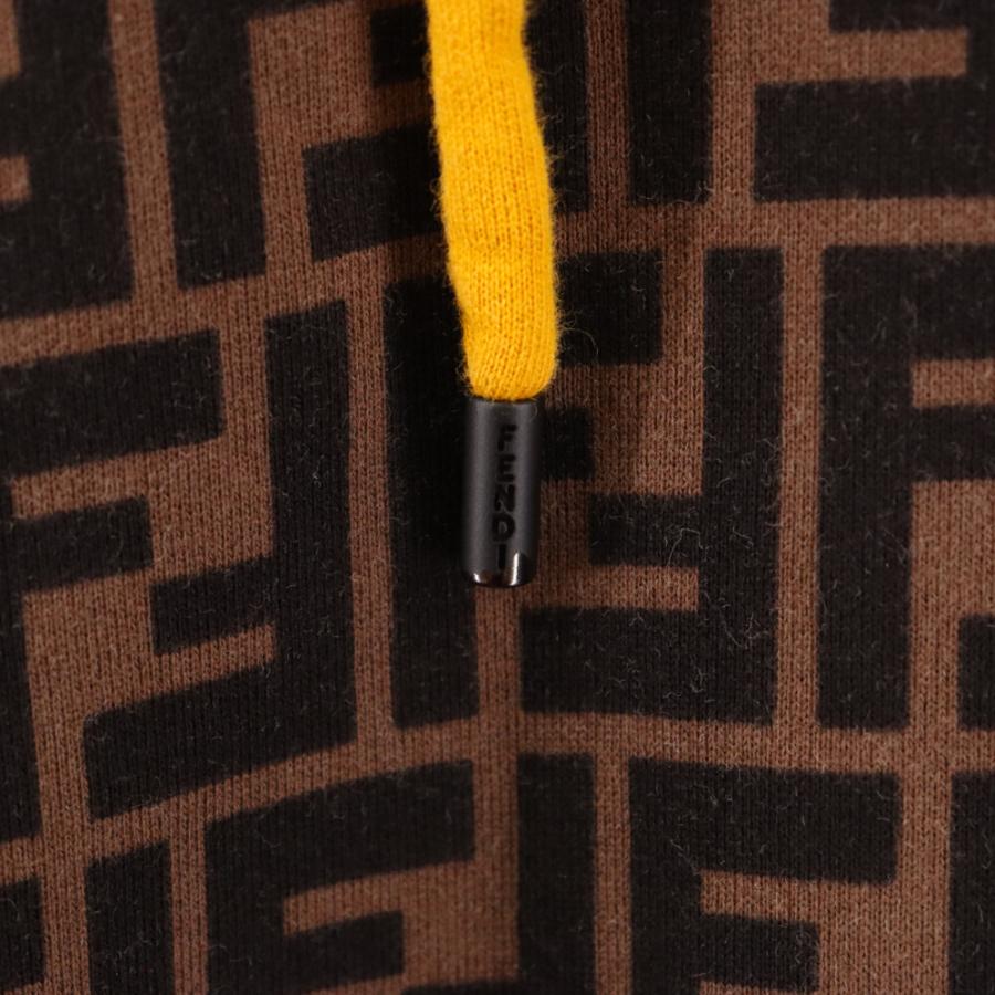 FENDI フェンディ ズッカ柄フーディ プルオーバーパーカー FENDI フェンディ ズッカ柄フーディ プルオーバーパーカー