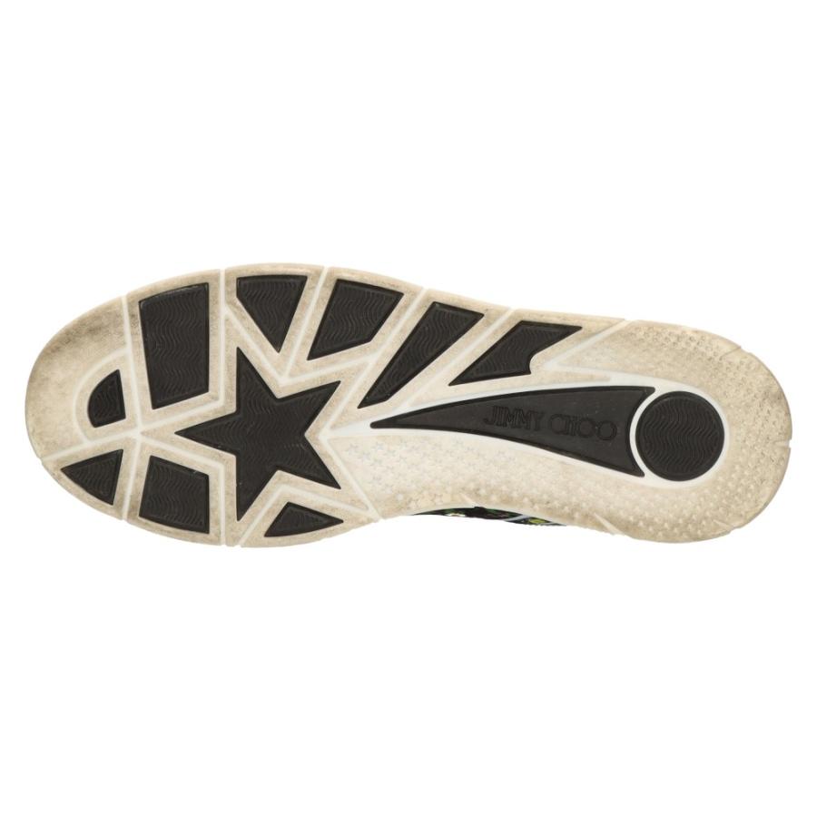 JIMMY CHOO ジミーチュウ フラワープリント レースアップ ローカット  