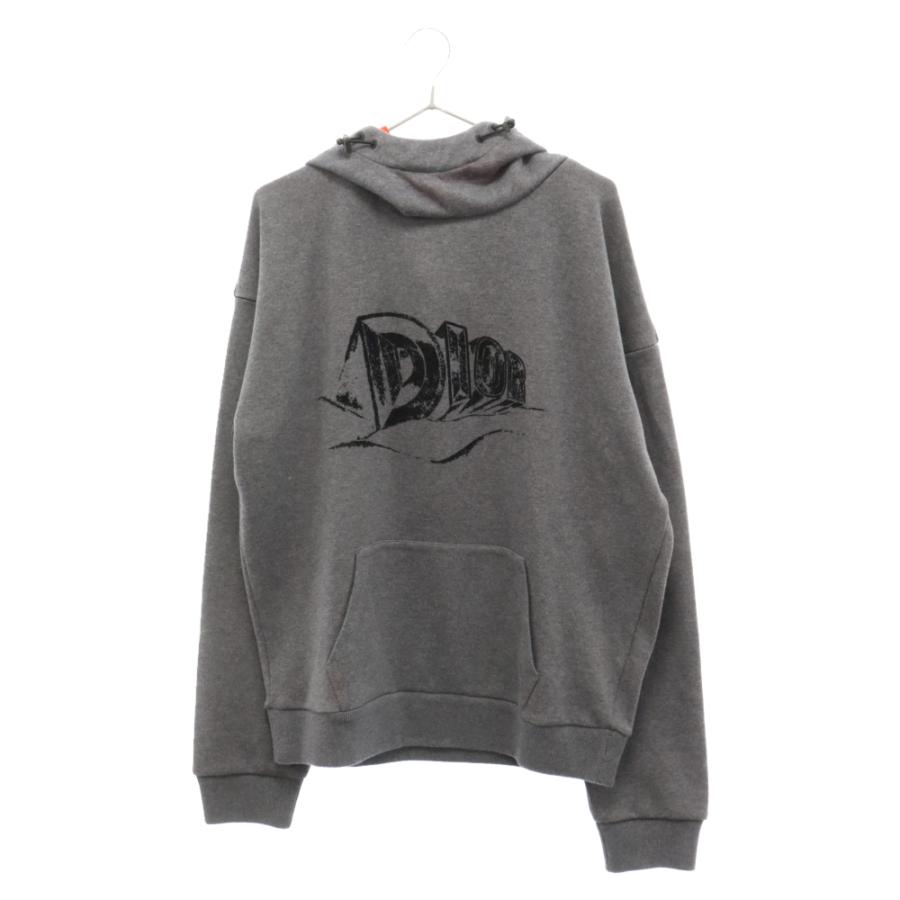 DIOR ディオール ロゴプリント オーバーサイズプルオーバーパーカー 
