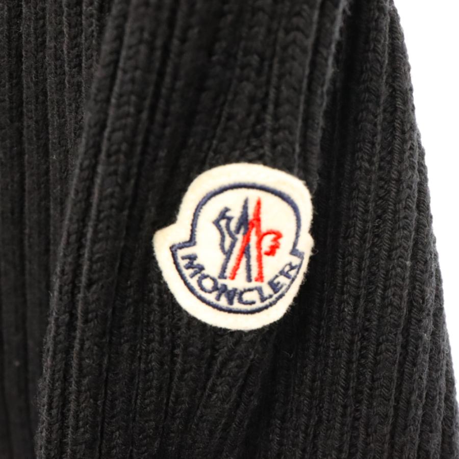 MONCLER（モンクレール） POLO TRICOT ロゴパッチ ハーフジップニット