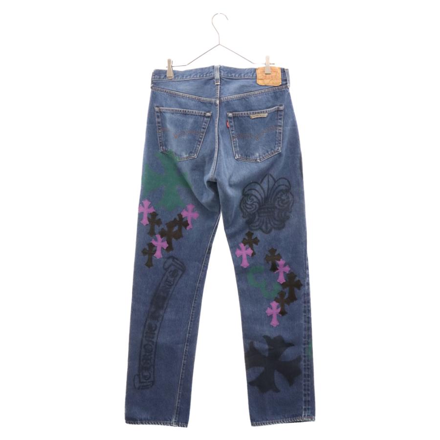CHROME HEARTS クロムハーツ STENCIL DENIM ステンシル ペイント CHROME HEARTS クロムハーツ STENCIL DENIM ステンシル ペイント