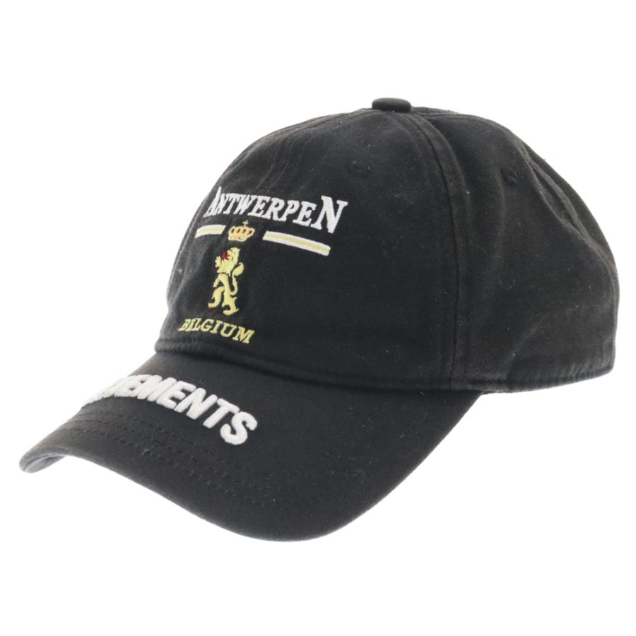 VETEMENTS ヴェトモン 21AW ANTWERP LOGO CAP アントワープロゴ VETEMENTS ヴェトモン 21AW ANTWERP LOGO CAP アントワープロゴ