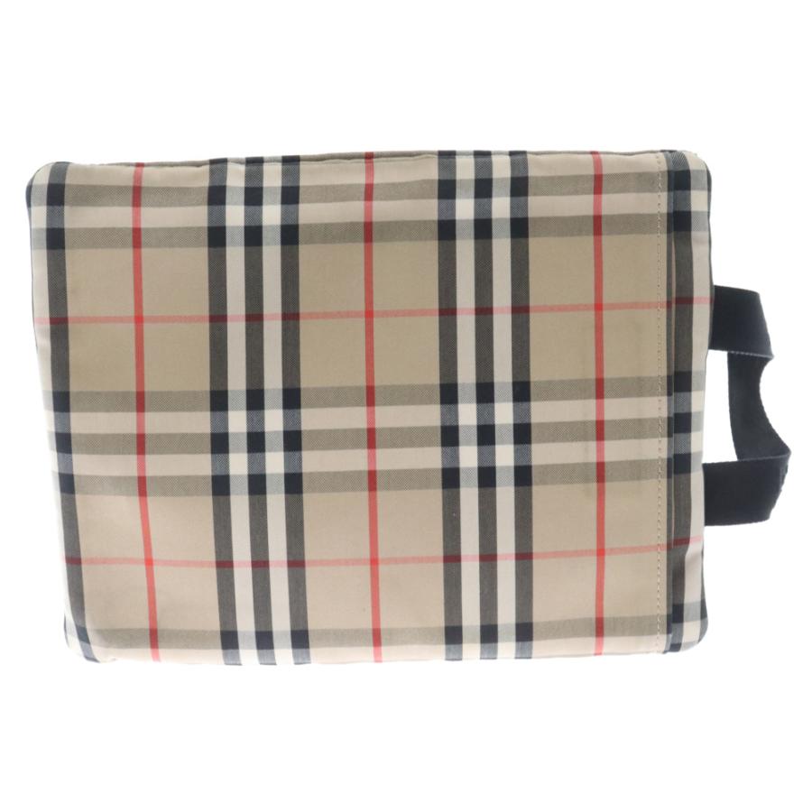 BURBERRY バーバリー MS HANDLE POUCH ヴィンテージノバチェック ポーチバッグ クラッチバッグ ブラウン ※一部汚れ有｜shopbring｜02