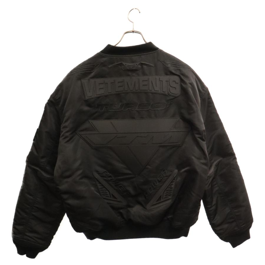 VETEMENTS ヴェトモン ブラックアウトモーターサイクルボンバー VETEMENTS ヴェトモン ブラックアウトモーターサイクルボンバー