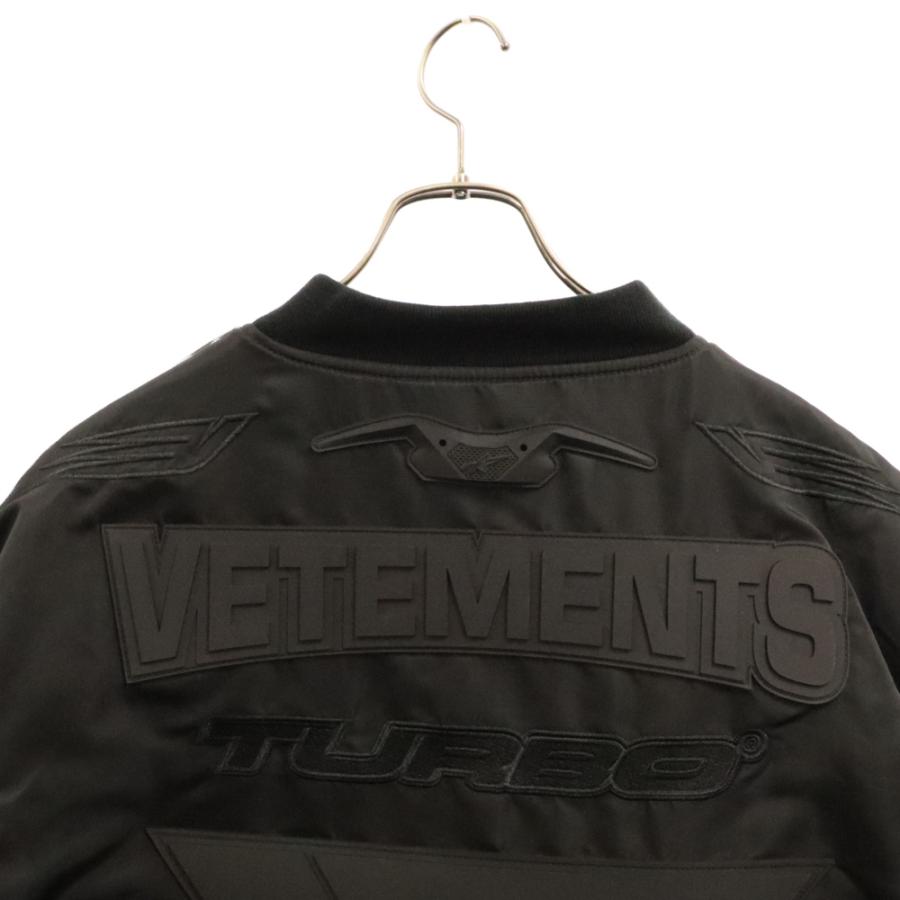 VETEMENTS ヴェトモン ブラックアウトモーターサイクルボンバー VETEMENTS ヴェトモン ブラックアウトモーターサイクルボンバー