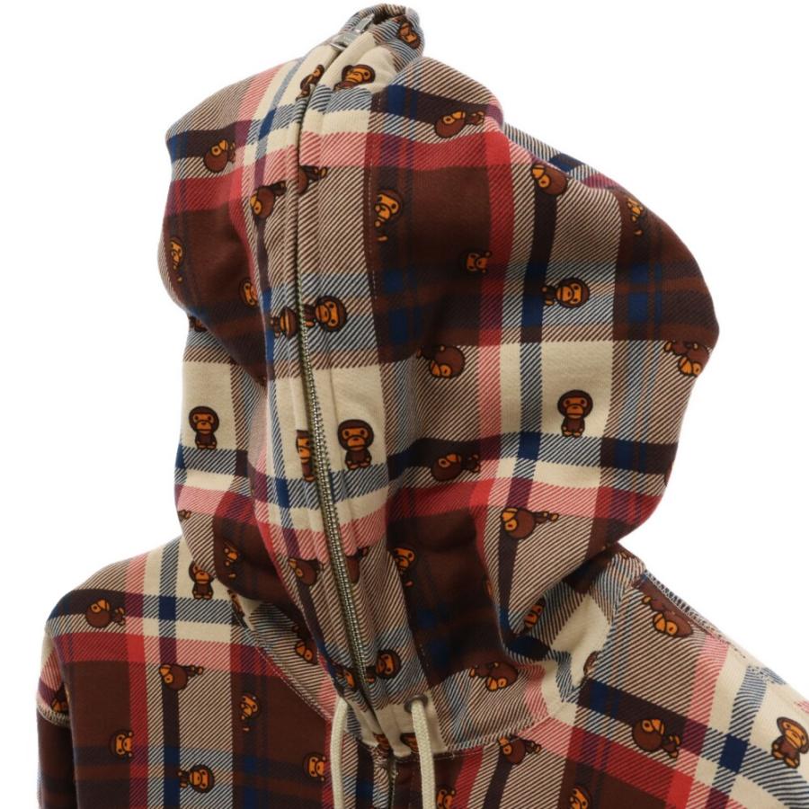 アベイシングエイプ　ラブジェネチェック　フルジップアップパーカー　マイロ　APE A BATHING APE（アベイシングエイプ） ラブジェネチェック マイロ