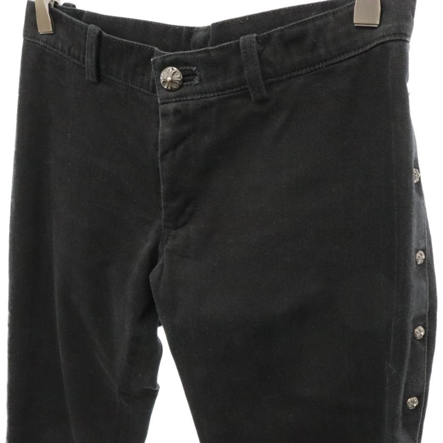 CHROME HEARTS クロムハーツ サイドクロスボール付き 裾スナップ CHROME HEARTS クロムハーツ サイドクロスボール付き 裾スナップ