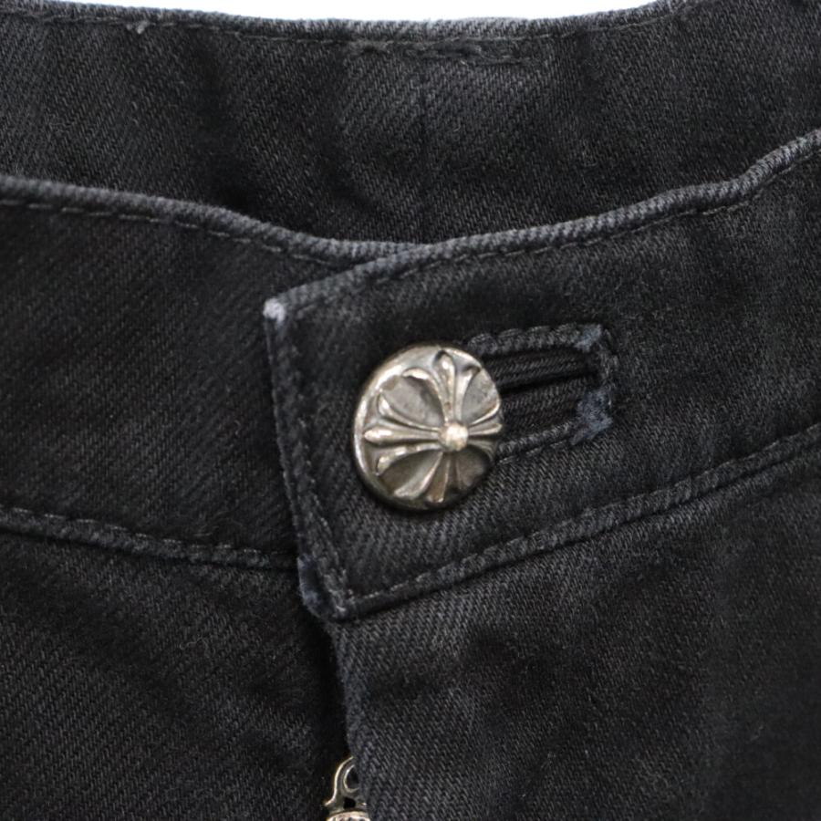 CHROME HEARTS クロムハーツ サイドクロスボール付き 裾スナップ CHROME HEARTS クロムハーツ サイドクロスボール付き 裾スナップ