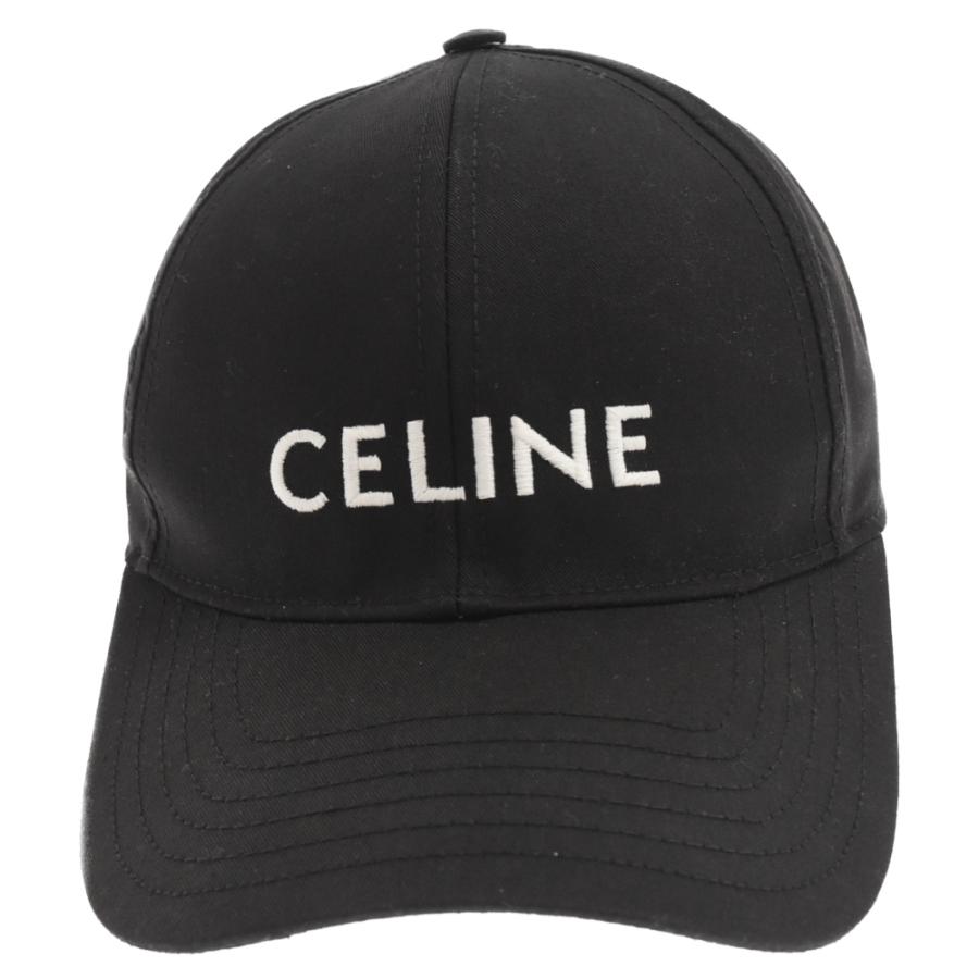 CELINE セリーヌ ロゴ刺繍 ベースボールキャップ ブラック 2AUA1969P｜shopbring｜04