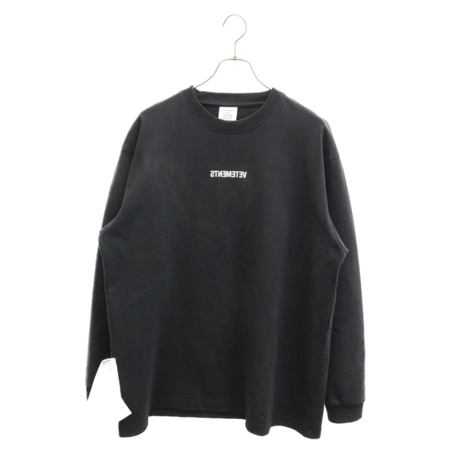 VETEMENTS ヴェトモン 19AW Inverted Logo L/S Tee インバーテッドロゴ 