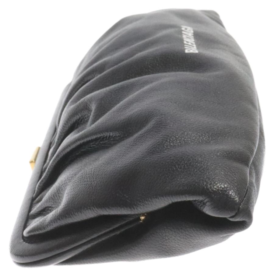 BALENCIAGA バレンシアガ ロゴプリント 2Way ショルダーバッグ レザー