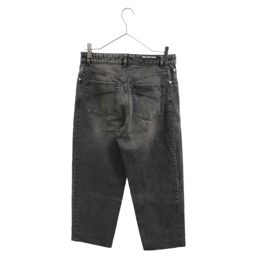BALENCIAGA バレンシアガ クロップドヴィンテージ加工ワイド BALENCIAGA バレンシアガ クロップドヴィンテージ加工ワイド