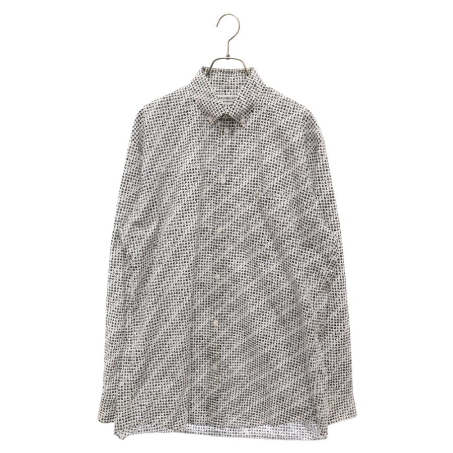 BALENCIAGA（バレンシアガ） ボタンダウン ロゴプリント長袖シャツ