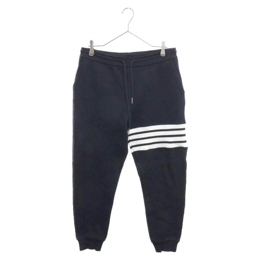 THOM BROWNE トムブラウン 4BAR ストライプ ワッフル地 スウェット 