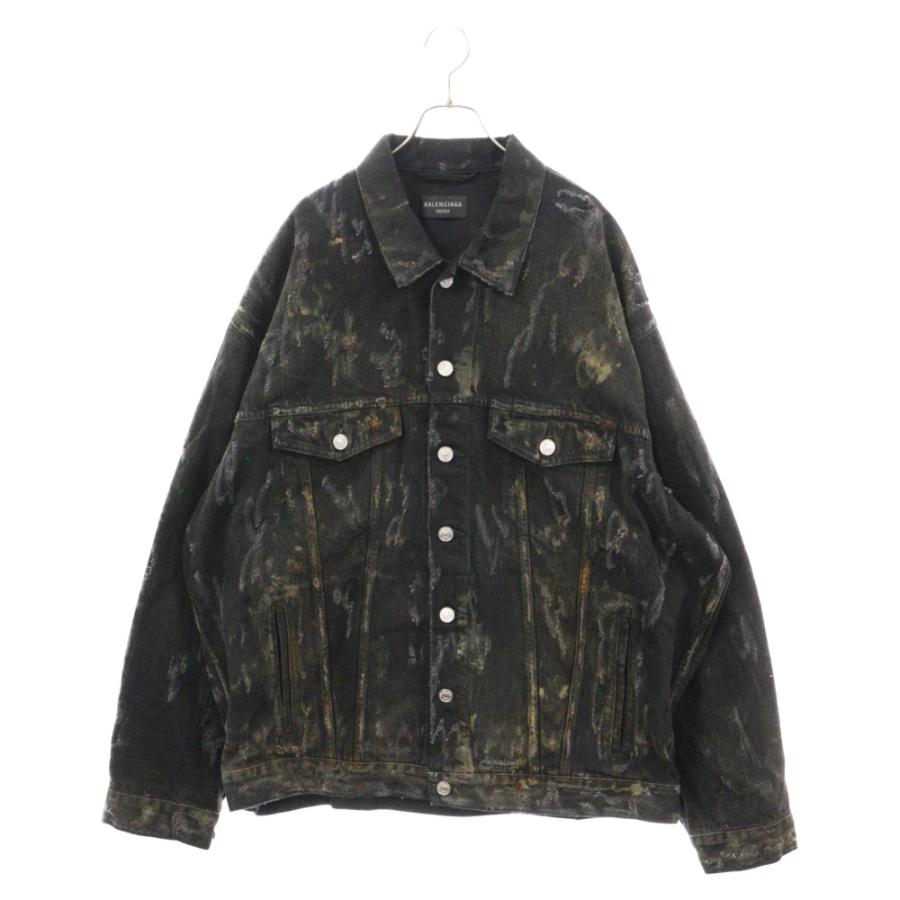 BALENCIAGA バレンシアガ 23SS SUPER DESTROYED DENIM JACKET BALENCIAGA バレンシアガ 23SS SUPER DESTROYED DENIM JACKET