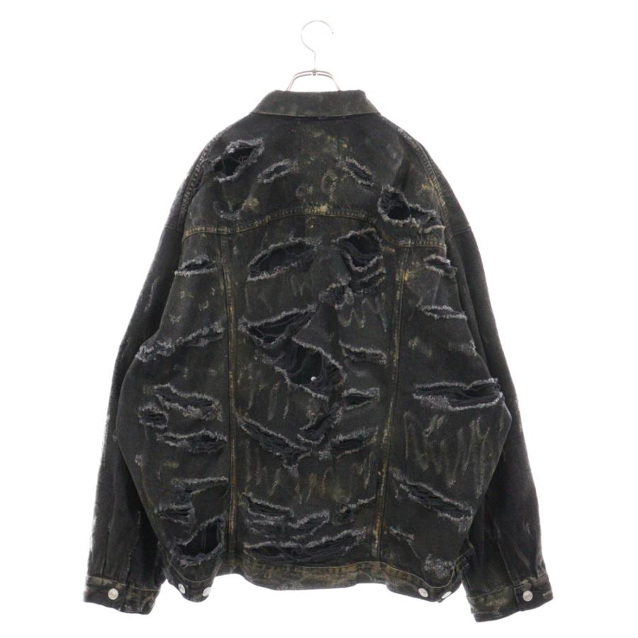 BALENCIAGA バレンシアガ 23SS SUPER DESTROYED DENIM JACKET BALENCIAGA バレンシアガ 23SS SUPER DESTROYED DENIM JACKET