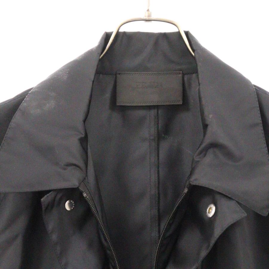 PRADA プラダ ナイロンジャンプスーツ ブラック SGC095 S222 PRADA プラダ ナイロンジャンプスーツ ブラック SGC095 S222