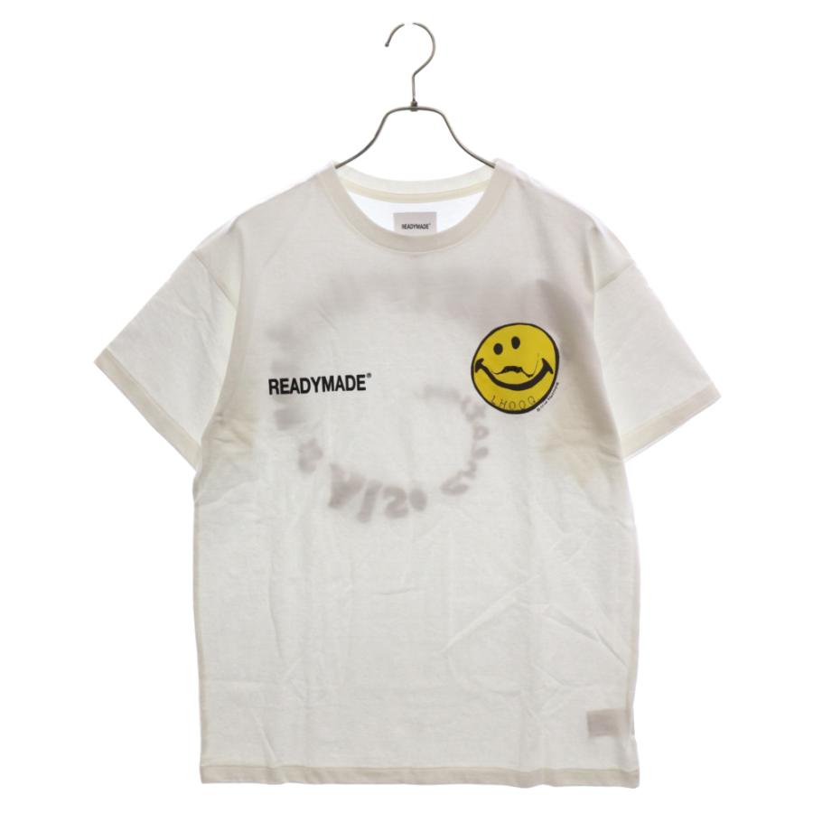 READYMADE（レディメイド） 20SS S/S SMILE PRINT TEE スマイル
