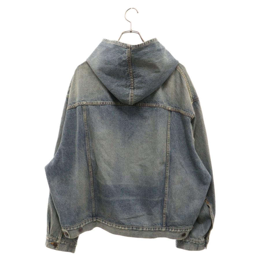BALENCIAGA バレンシアガ 22AW プルオーバーデニムフーデッド BALENCIAGA バレンシアガ 22AW プルオーバーデニムフーデッド