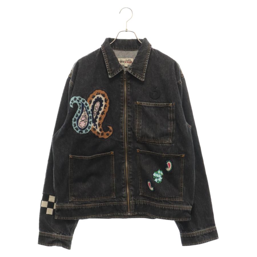 STUSSY ステューシー ×NOMA DENIM ZIP WORK JACKET ノマ 別注 STUSSY ステューシー ×NOMA DENIM ZIP WORK JACKET ノマ 別注