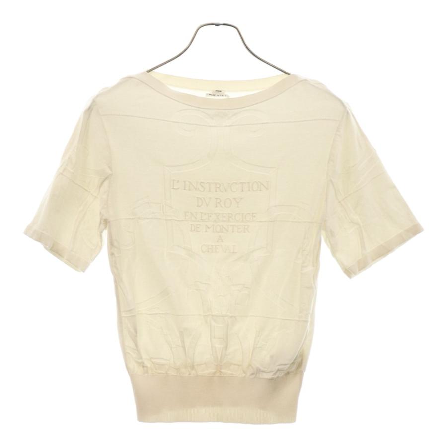HERMES エルメス カットソー L'INSTRVCTION DV ROY