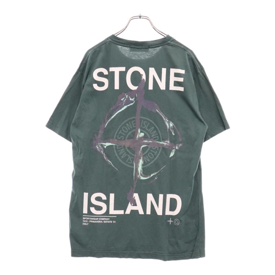 STONE ISLAND ストーンアイランド バックロゴプリント半袖T STONE ISLAND ストーンアイランド バックロゴプリント半袖T