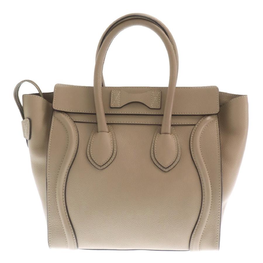 CELINE（セリーヌ） マイクロ ラゲージ ハンドバッグ ベージュ 