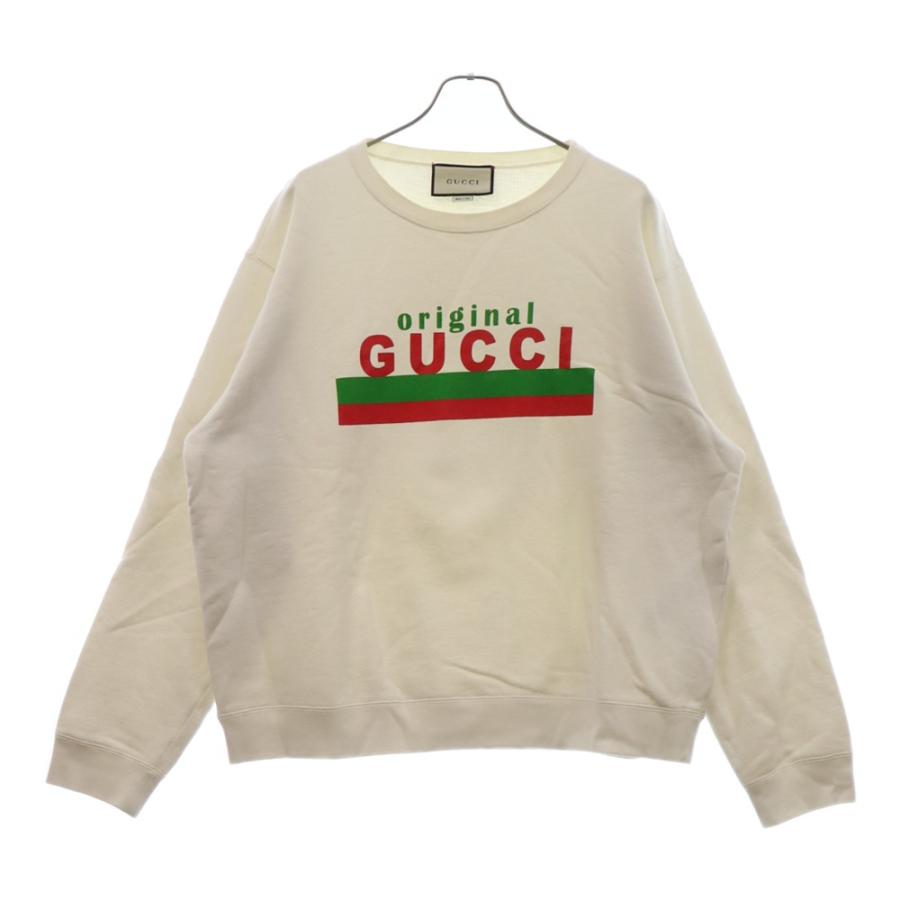GUCCI グッチ 20AW original フロントロゴプリント クルーネック  