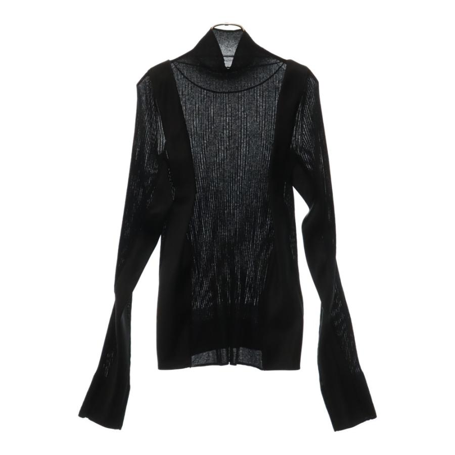 sacai（サカイ） 24SS Knit Pullover ナイロン切替 ドッキング 