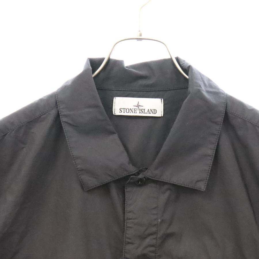 STONE ISLAND ストーンアイランド ロゴ ディテール 半袖シャツ STONE ISLAND ストーンアイランド ロゴ ディテール 半袖シャツ