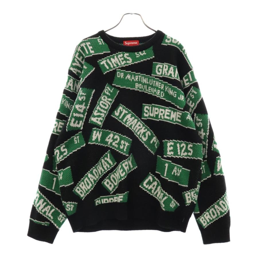 Supreme SUPREME シュプリーム 21SS Street Signs Sweater ストリート 