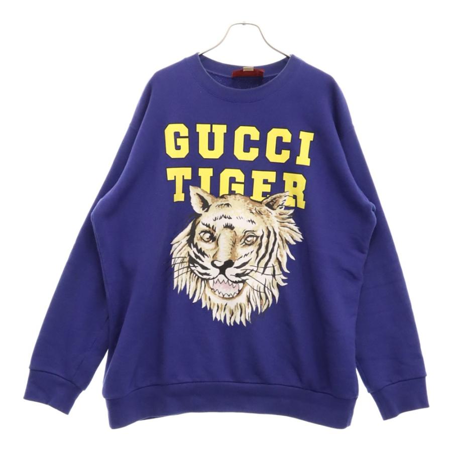 グッチ GGタイガー総柄 カットソーL