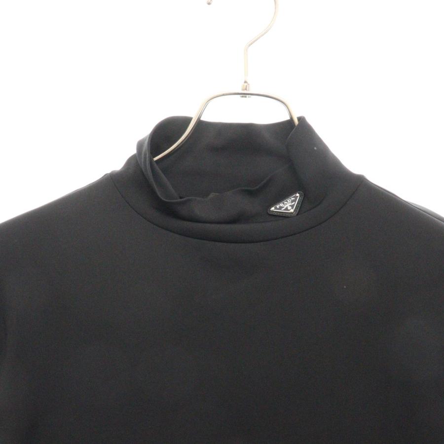 PRADA プラダ トライアングルロゴ ハイネックストレッチ長袖T PRADA プラダ トライアングルロゴ ハイネックストレッチ長袖T