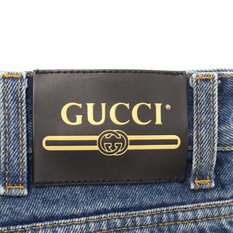 GUCCI グッチ ヴィンテージ加工5ポケットデニムパンツ GUCCI グッチ ヴィンテージ加工5ポケットデニムパンツ