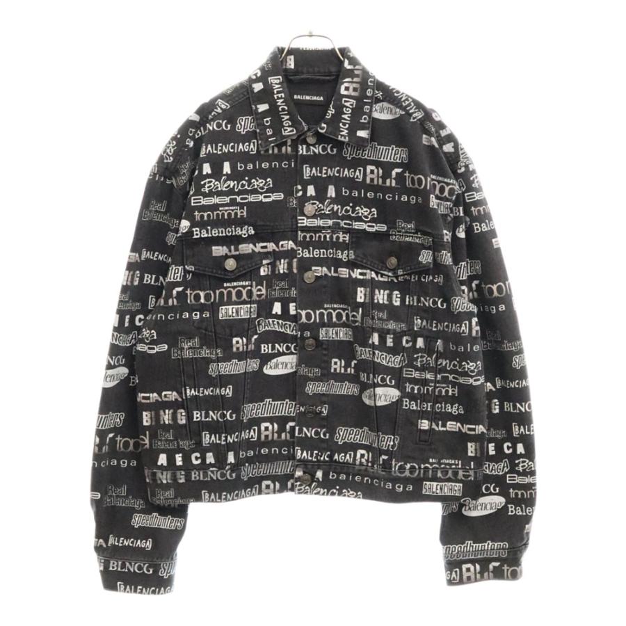 BALENCIAGA バレンシアガ 20AW Logo Print Denim Jacket ロゴ BALENCIAGA バレンシアガ 20AW Logo Print Denim Jacket ロゴ