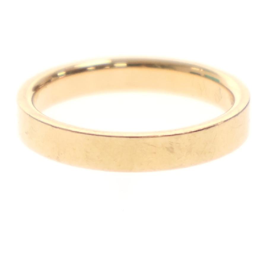 TIFFANY&Co ティファニー 18K 3mmフラットバンド リング ピンク  