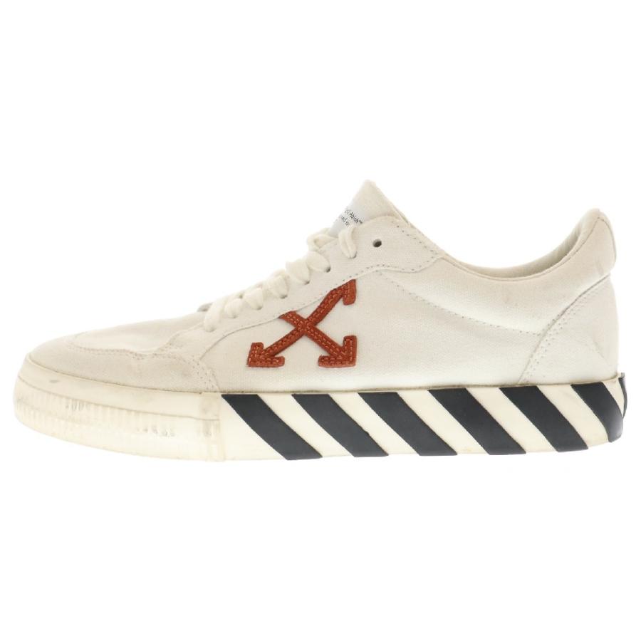 OFF-WHITE オフホワイト Canvas Low Vulcanized Sneakers