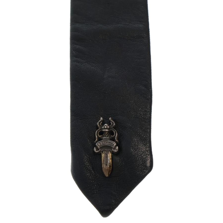 CHROME HEARTS クロムハーツ TIE NEK SKNNY LTHR ダガーモチーフ CHROME HEARTS クロムハーツ TIE NEK SKNNY LTHR ダガーモチーフ