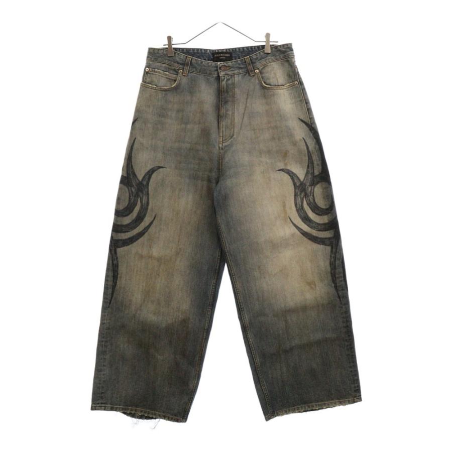 BALENCIAGA バレンシアガ 24AW TATTOO BUGGY JEANS タトゥー BALENCIAGA バレンシアガ 24AW TATTOO BUGGY JEANS タトゥー