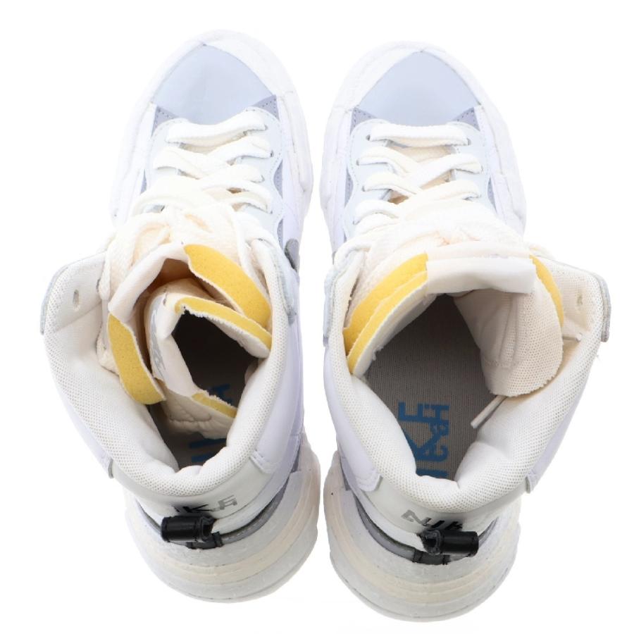 NIKE ナイキ ×サカイ ブレーザーミッドカットスニーカー ホワイト 