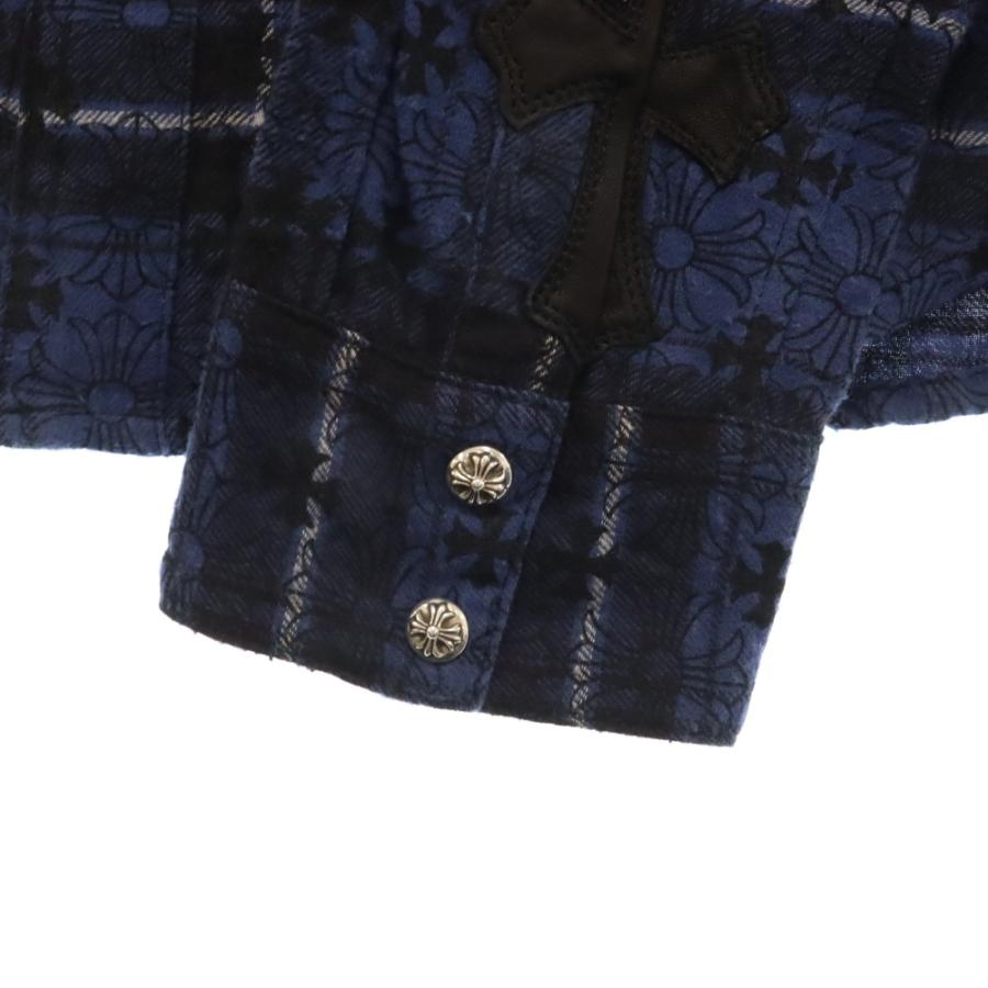 CHROME HEARTS クロムハーツ LOOSEENDS LS CHECK CHプラス総柄 CHROME HEARTS クロムハーツ LOOSEENDS LS CHECK CHプラス総柄